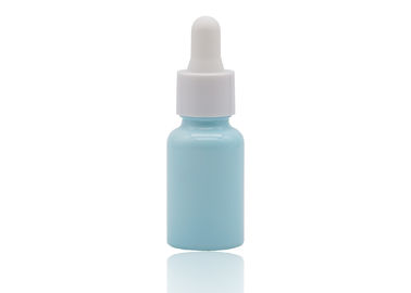 Γαλαζωπό χρώμα που ντύνει Dropper ουσιαστικού πετρελαίου το άσπρο κεραμικό μπουκάλι 30ml μπουκαλιών